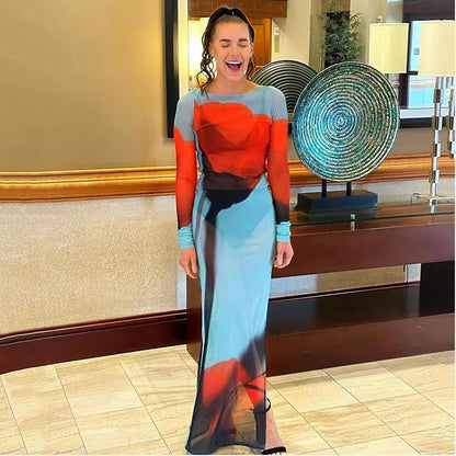 Sexy Slim Fit Long Dress Cover-Ups